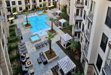 District 28, Pool Area - Ariel View