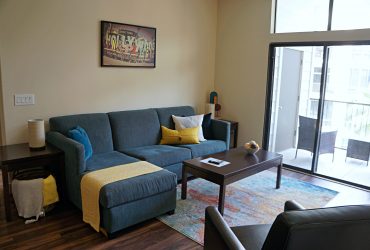 Living Room from the California Design at Premier Patient Housing.