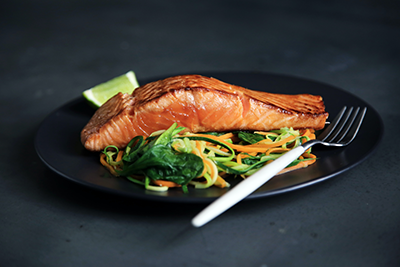 healthy food salmon