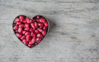 seeds in a heart shaped bowl